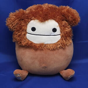 Kellytoy Original Squishmallows Benny The Bigfoot 7-Inch Brown Plush Toy